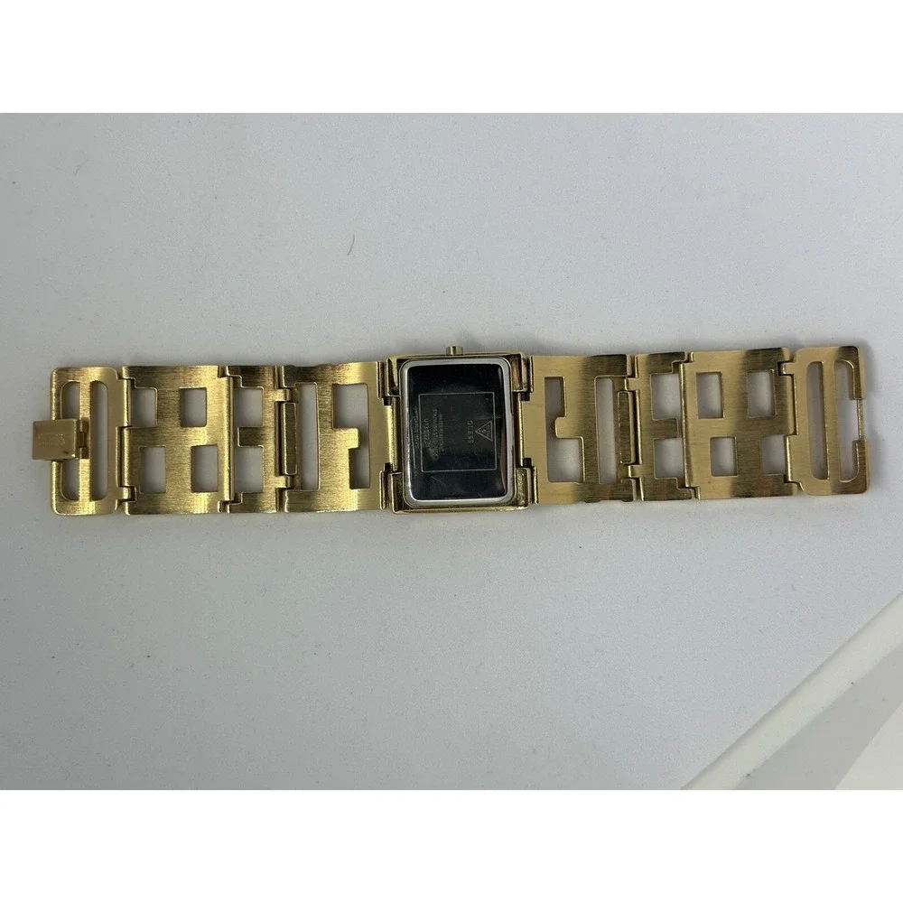 Guess Logo Watch u13502L1 New Battery Gold Tone 32MM 6.5
